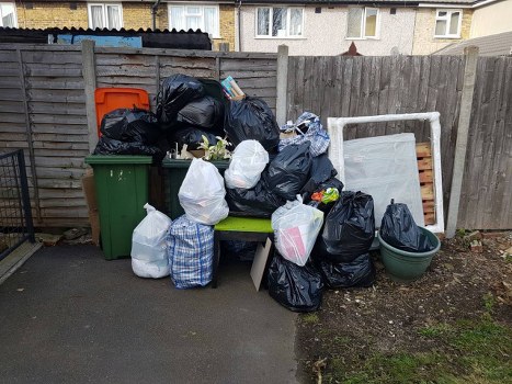 Residents disposing of old furniture in Bromley